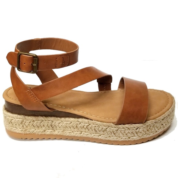 tan platform espadrilles
